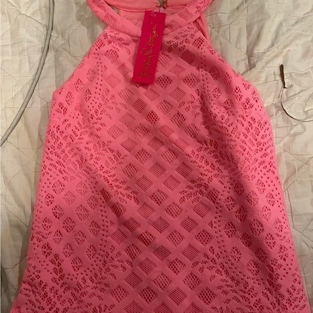 NEW WITH TAGS LILLY PULITZER PINK TANK